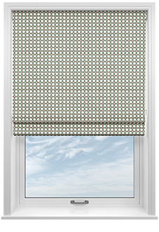 Adelaide, Checkers Rosies Pink - Twist&Fit Roman Blind
